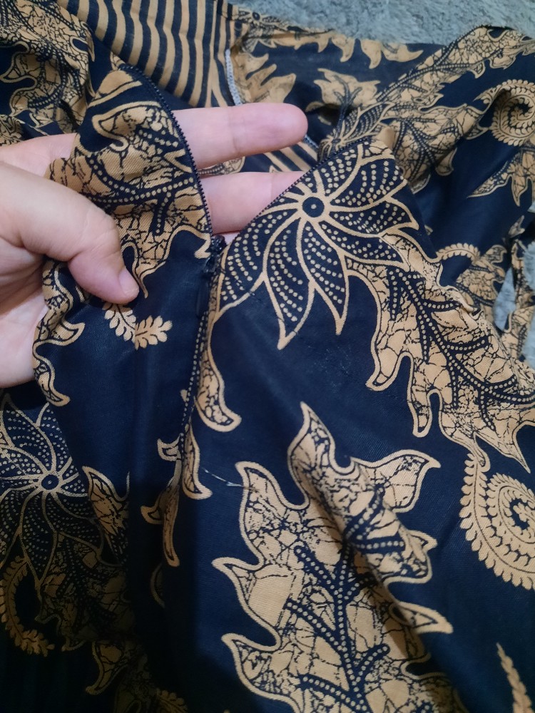 Tunik Dress Batik Kerja  Seragam Batik Kerja