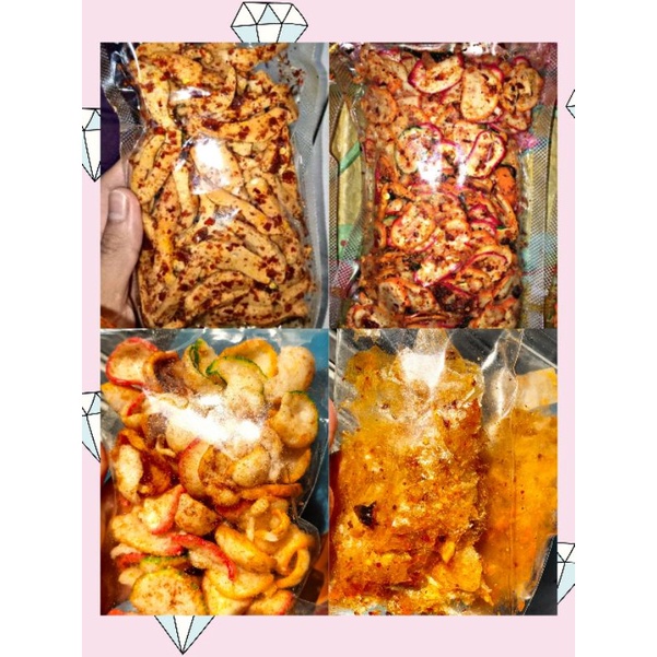 

KUMPULAN SNACK PEDAS 5 RIBUAN!! (sebring/basreng/keripik kaca/keripik singkong dll)