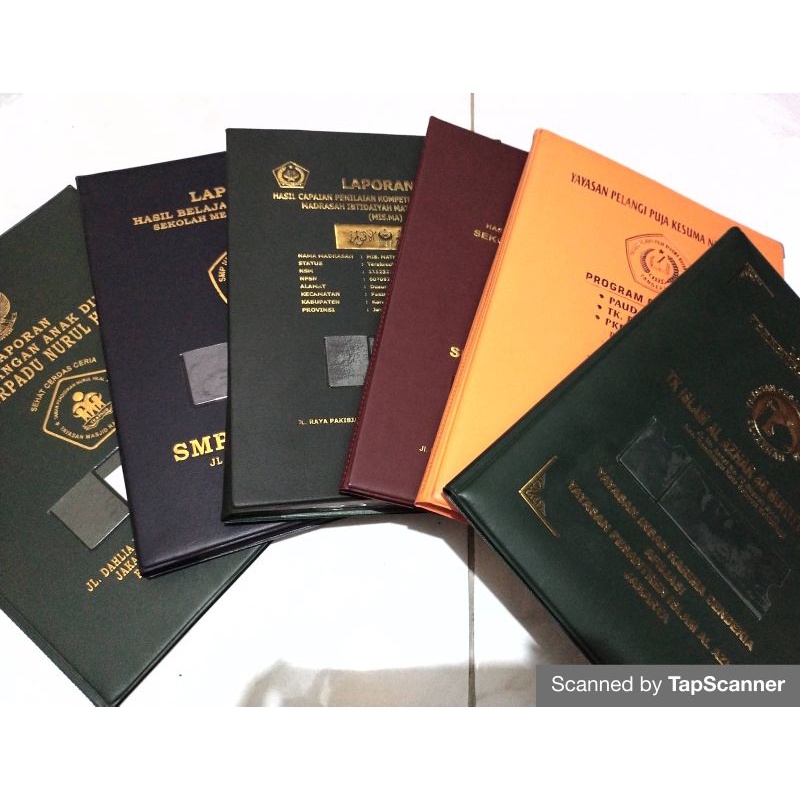 

TERIMA CETAK MAP RAPORT DAN IJAZAH PAUD,SD,SMP,WISUDA MINIMAL ORDER 50 PCS