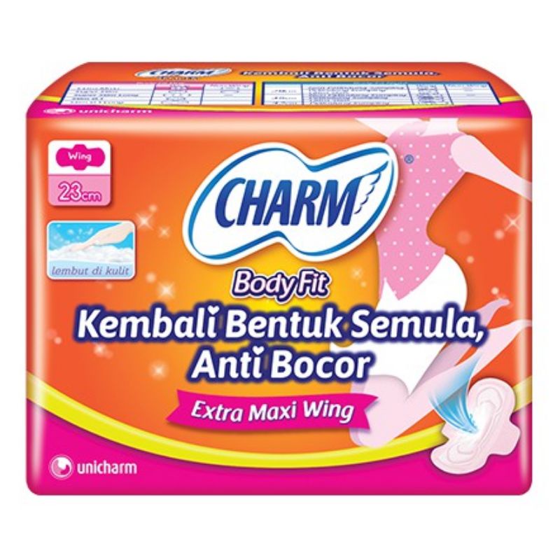 Charm Bodyfit Extra Maxi Wing 10/20/30 pads