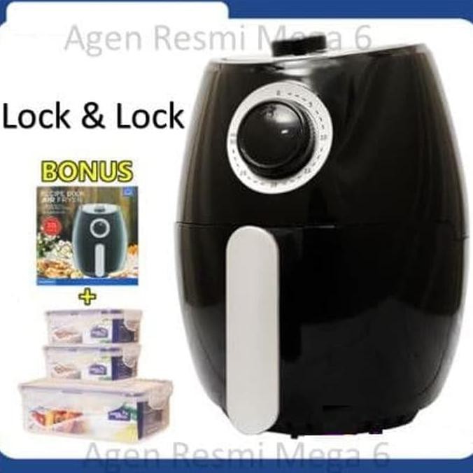 Sale Air Fryer Lock N Lock - Lock And Lock Airfryer - Original - Hitam