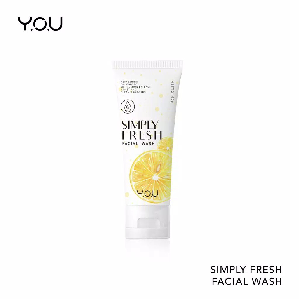 (CYBER) COD YOU Basic Skin Care Simply Fresh and Bright Facial Wash ORIGINAL 100% ORI