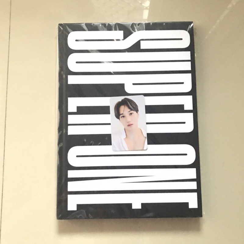 superm concept book kai photocard
