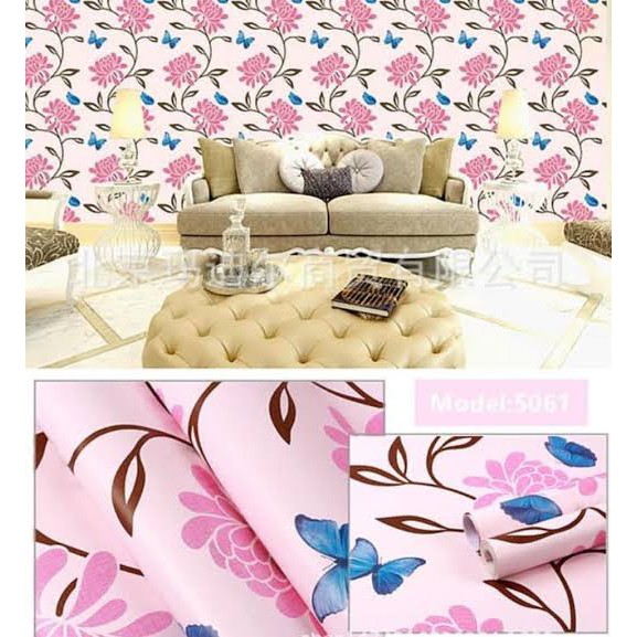 Wallpaper Bunga Pink Terbaru