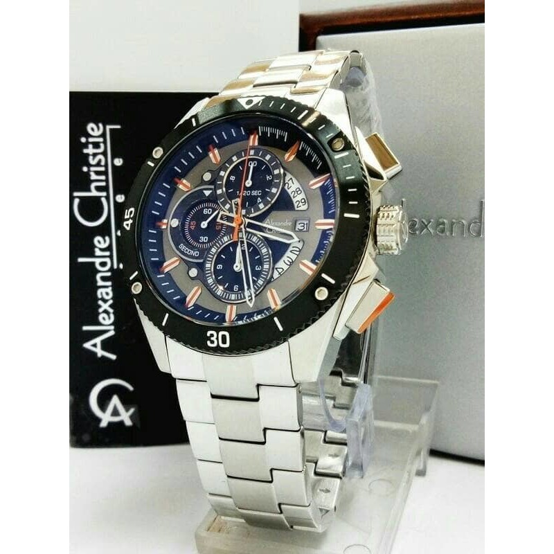 TERBARU  ALEXANDRE CHRISTIE 6465 PRIA SILVER BROWN ORIGINAL