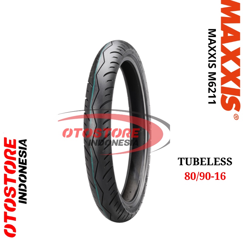 Ban Luar Motor Matic Maxxis M6212 80/90-16 Ring 16 Tube Type Ban Depan Standar Motor Mio Beat