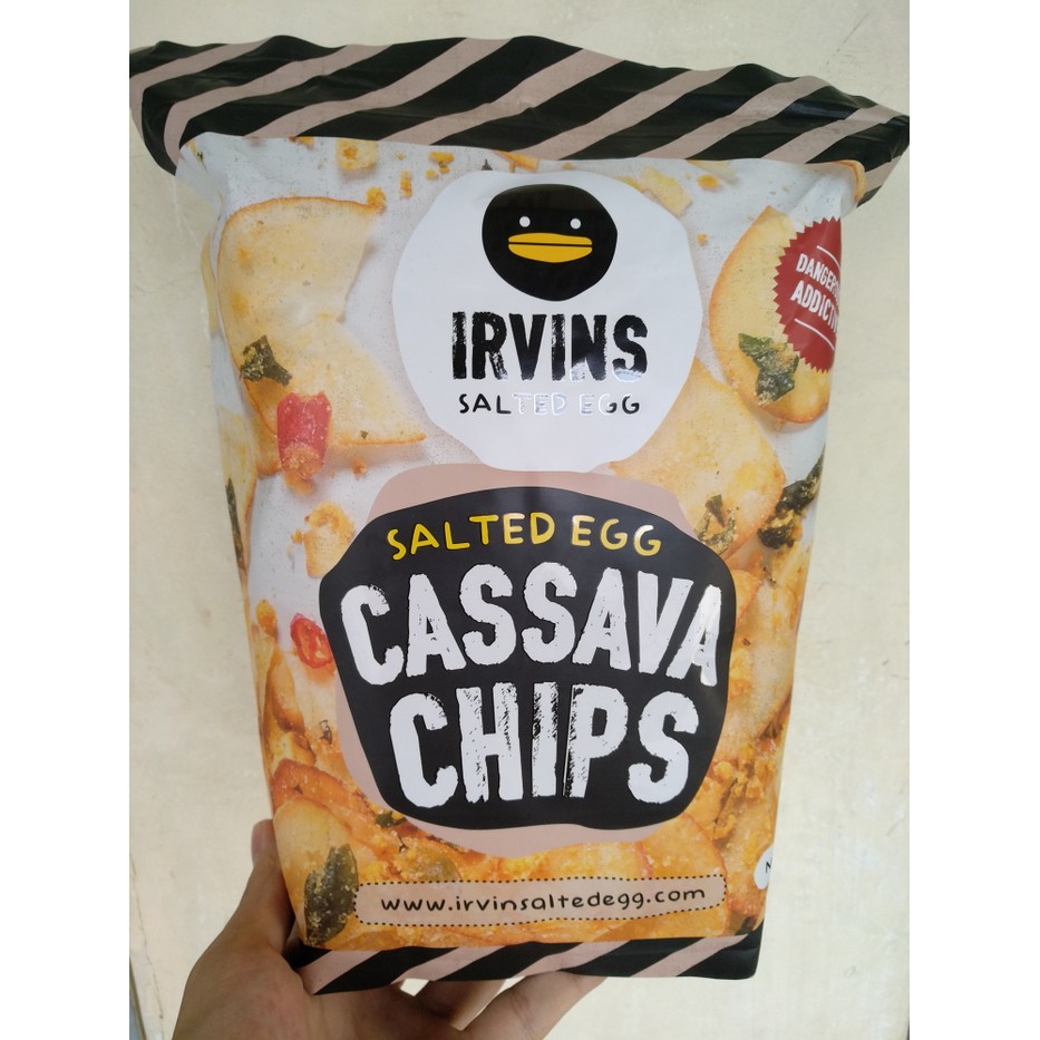 

NEW READY STOCK IRVINS Salted Egg Tapioca Chips 230 Gram Singapore ~ kp1767