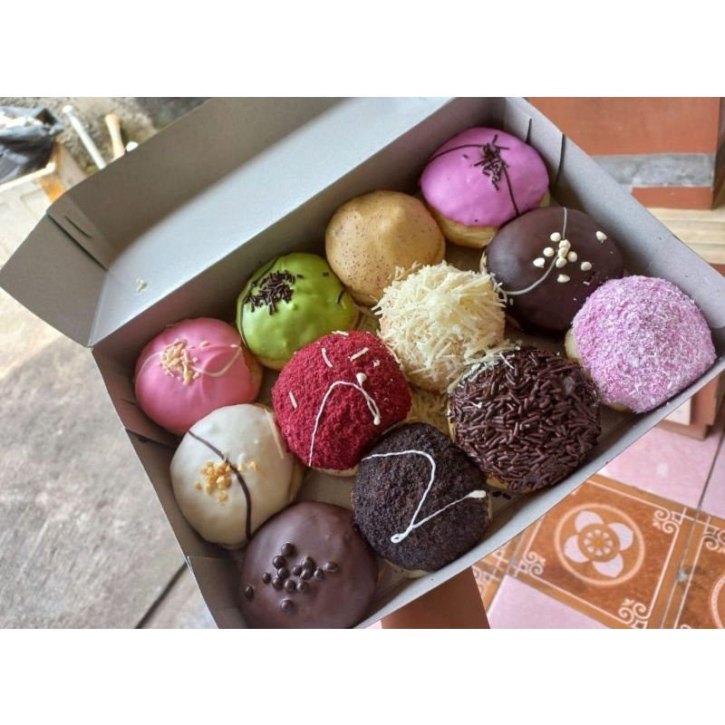 Donat mini ala JCO isi 12pcs