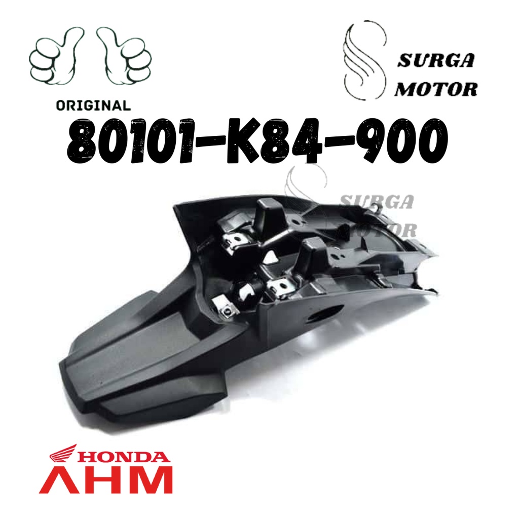 Fender Spakbor Slebor Belakang Bagian Atas CRF150 CRF 150 ASLI ORI ORIGINAL HONDA AHM 80101-K84-900 