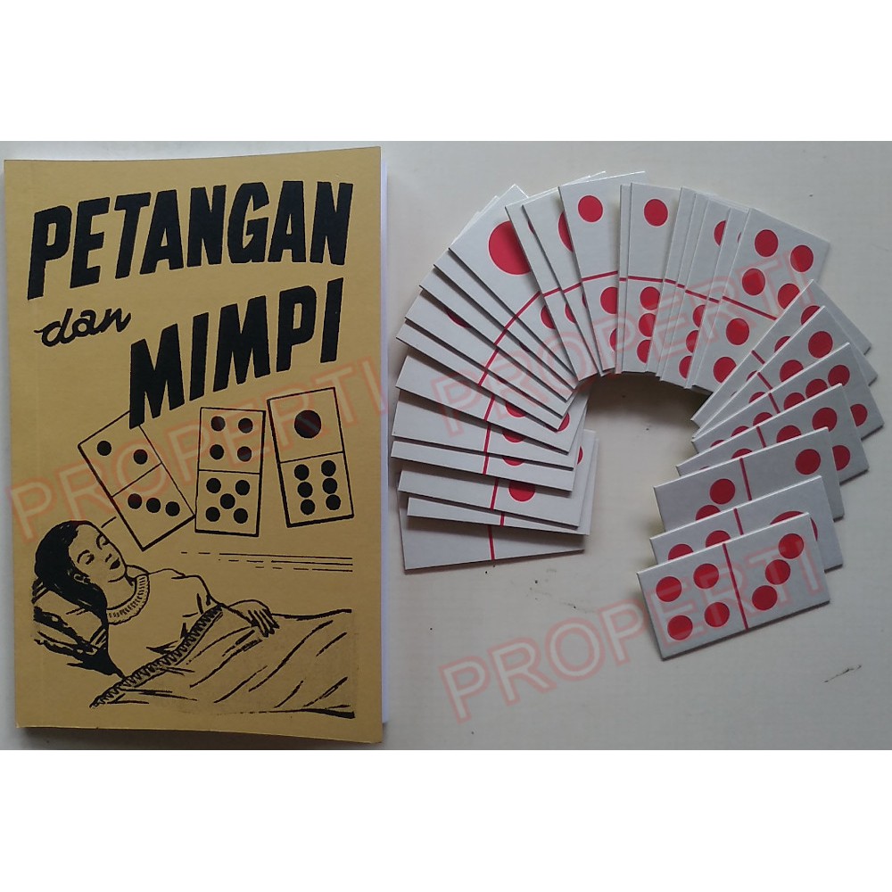 Jual Fotokopian Petangan Dan Mimpi Domino Plus 1 Set Kartu Domino  Indonesia|Shopee Indonesia