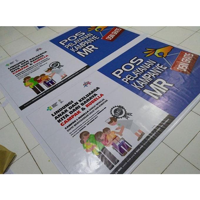 READY STOK Cetak Spanduk Banner / Cetak Bacdrop ukuran 4x2 meter Barang Berkualitas Bisa lgsg
