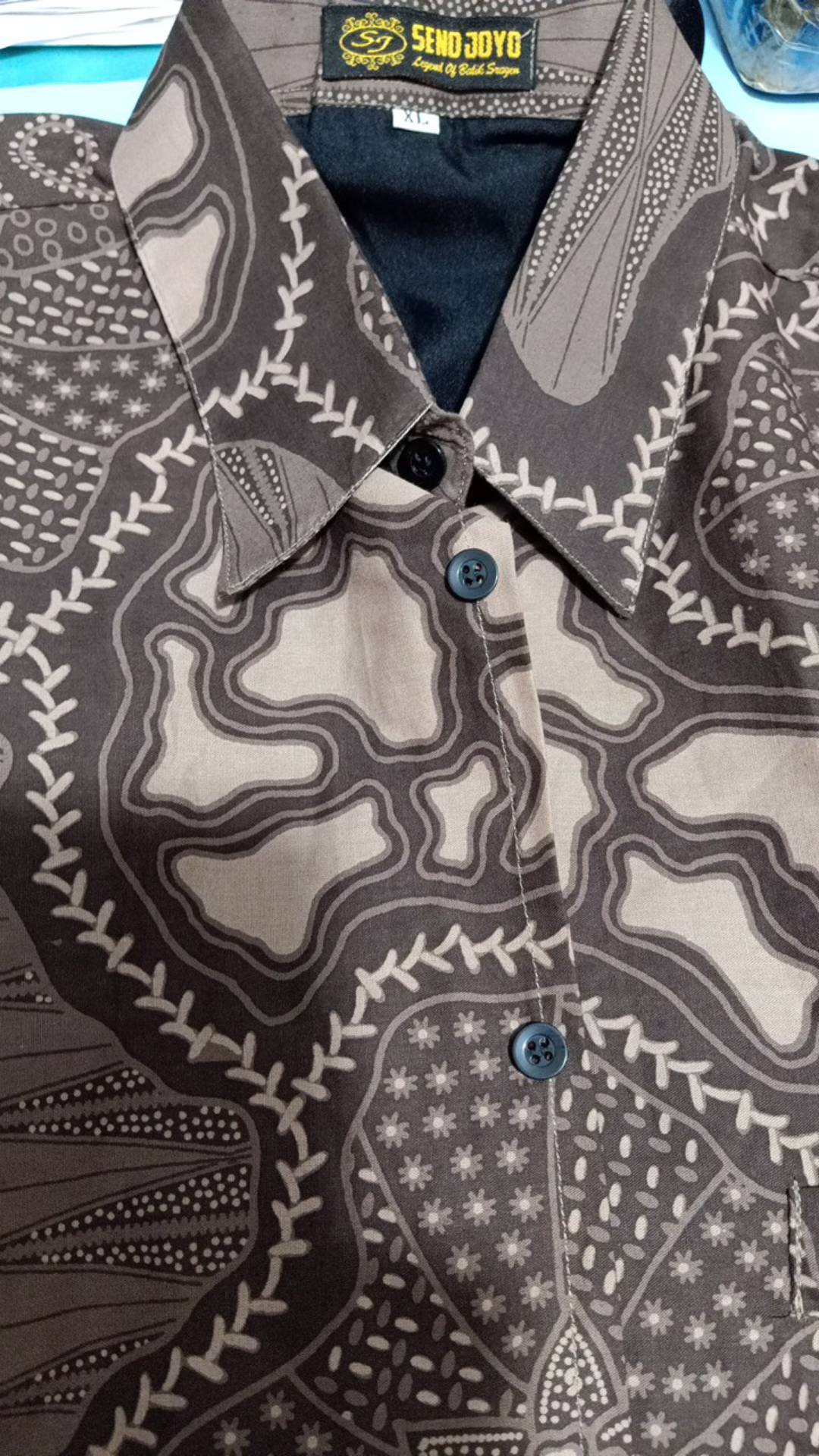 Kemeja Batik Pria Lengan Pendek Sekar Jagad Baju Hem Atasan Pria Premium Modern Trendy Katun Furing