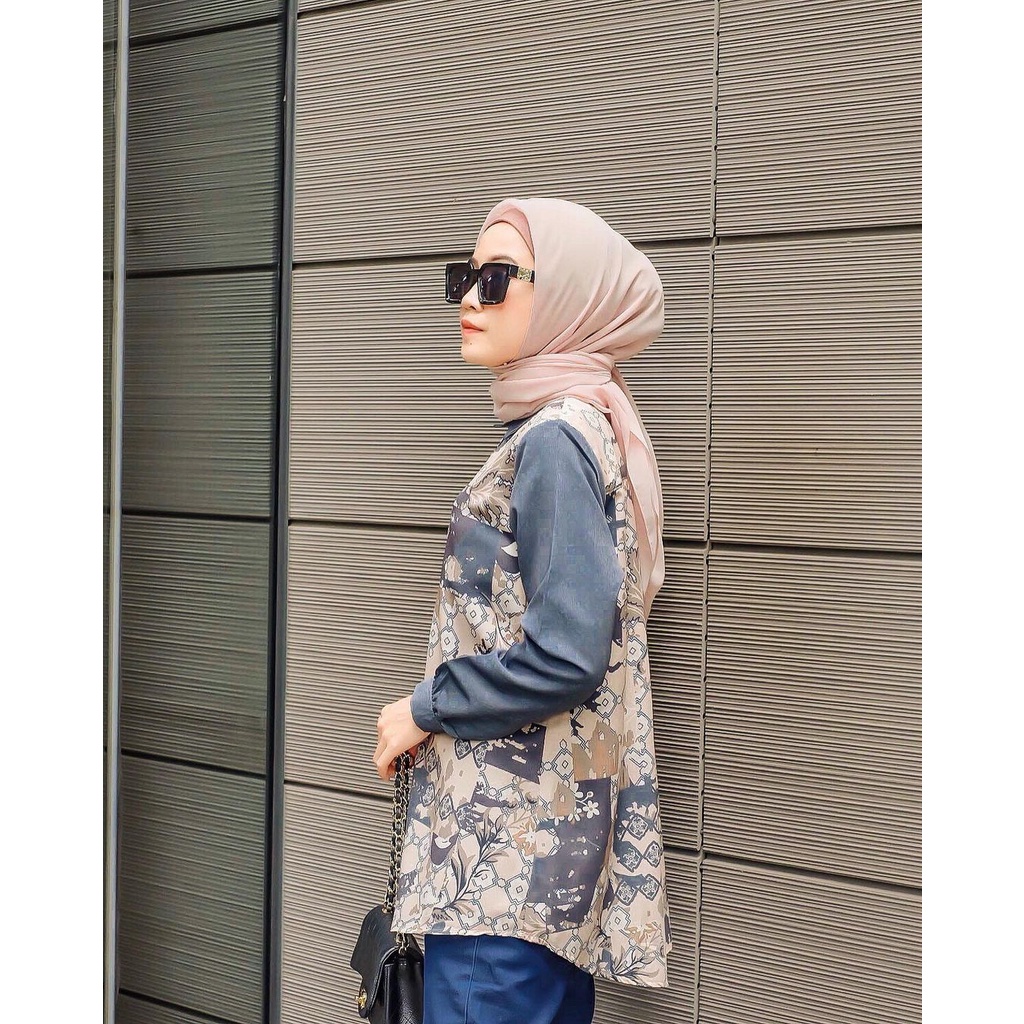 AZALEA TOP MIDNIGHT XL KIENKA ID READYSTOCK FREEBOOK