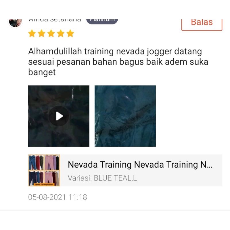 Celana Tidur Trening Nevada Polos Unisex Pria dan Wanita Clana Training Panjang Wanita Bawahan Untuk Olahraga