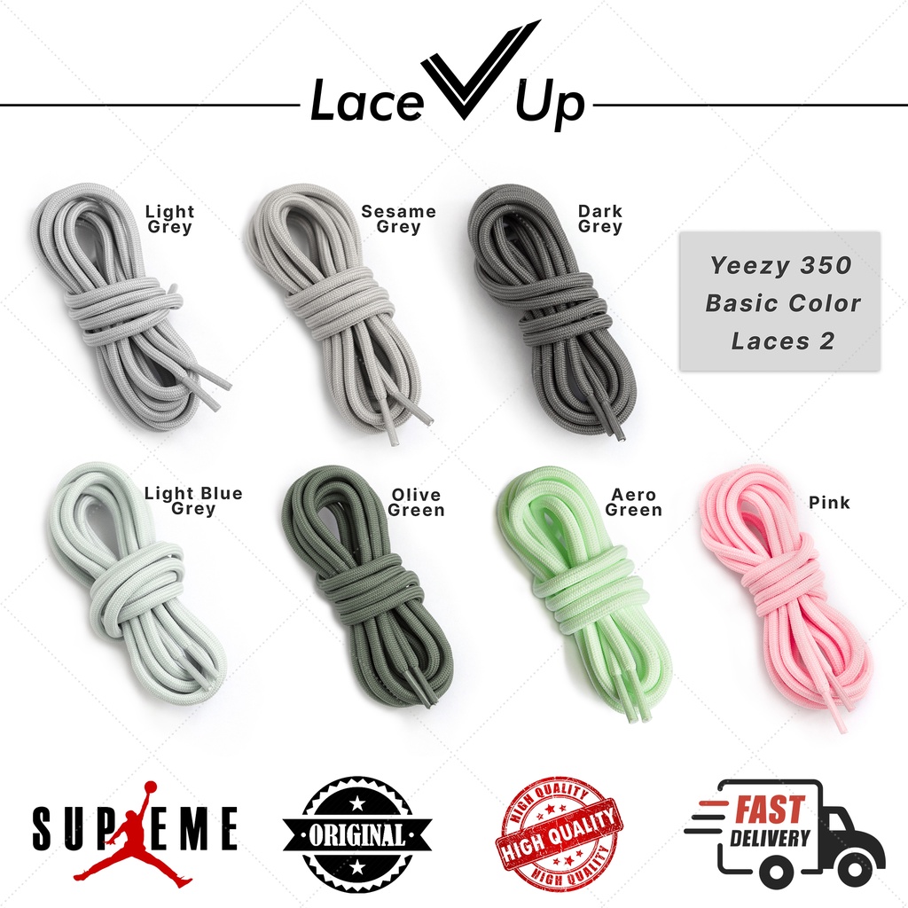 Tali Sepatu Yeezy 350 (Yeezy Replacement Laces) - Round Basic Color 2