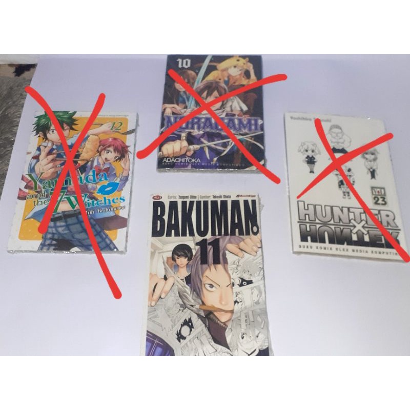 Komik BAKUMAN NORAGAMI HUNTERXHUNTER YAMADA AND THE SEVEN WITCHES Ori Baru Segel Murah
