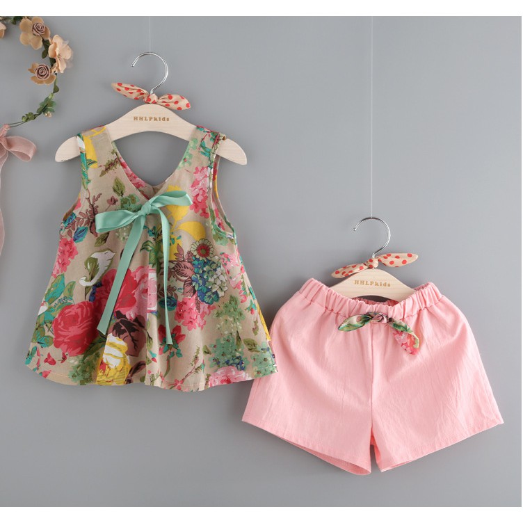babyfit LB4 VINTAGE ROSES baju  setelan  kutang celana 
