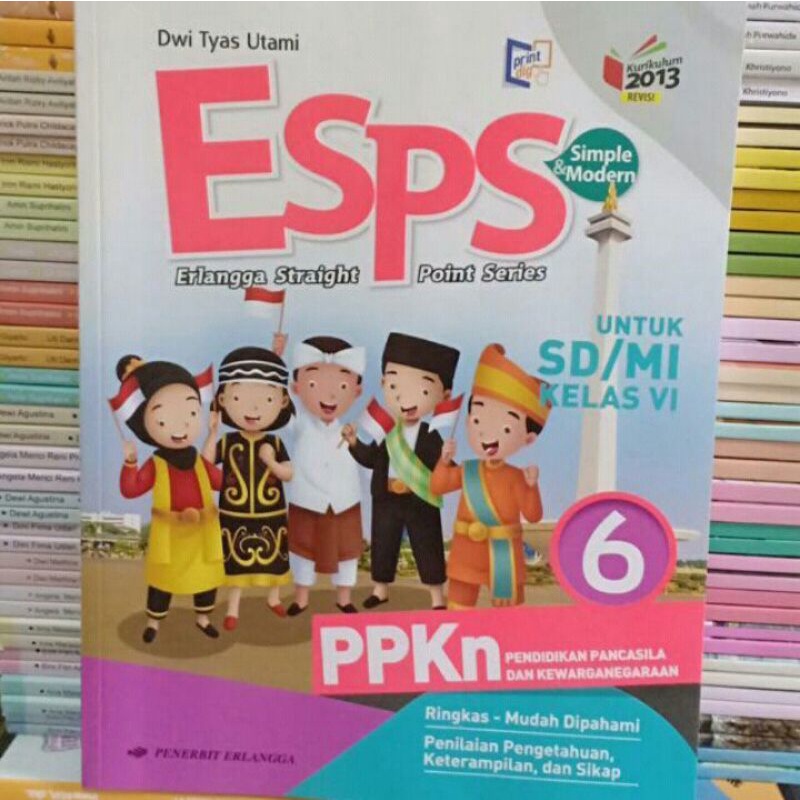 Esps PKN kelas 6 SD K13 Revisi Erlangga