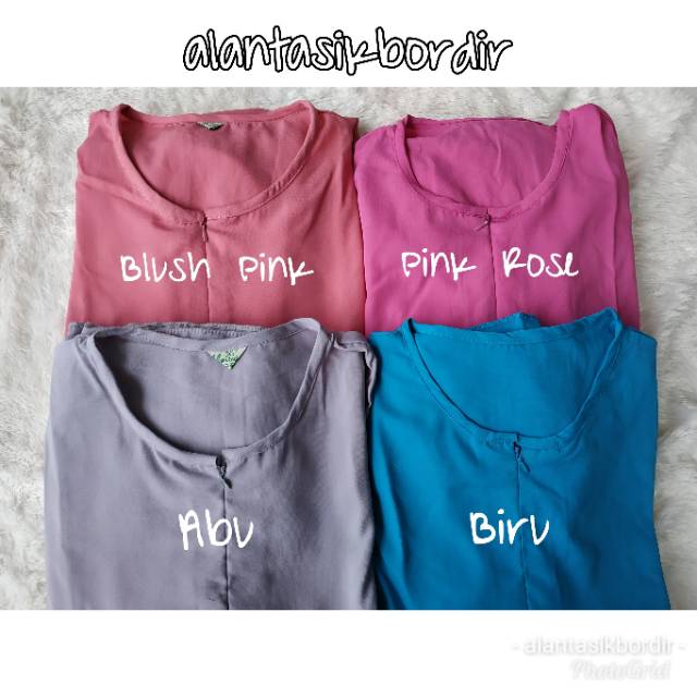 Alantasik - gamis wolfis / gamis junbo dewasa / gamis polos R.22/ GR.6