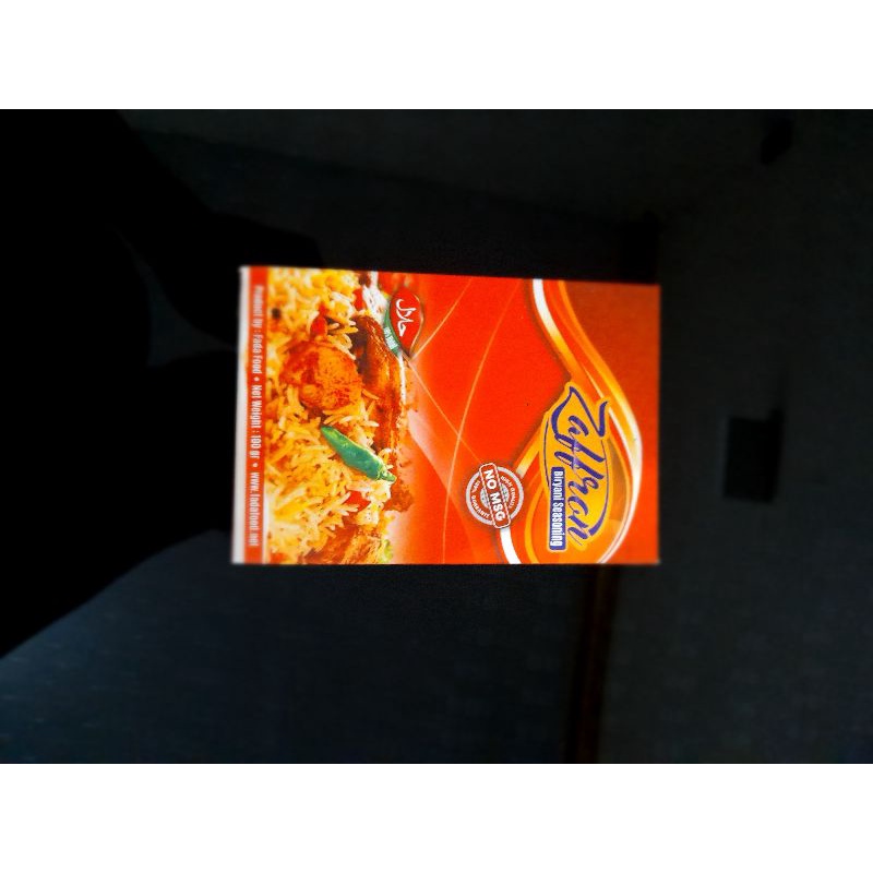 

ZAFRON BUMBU INSTAN UNTUK NASI KEBULI RASA BIRYANI