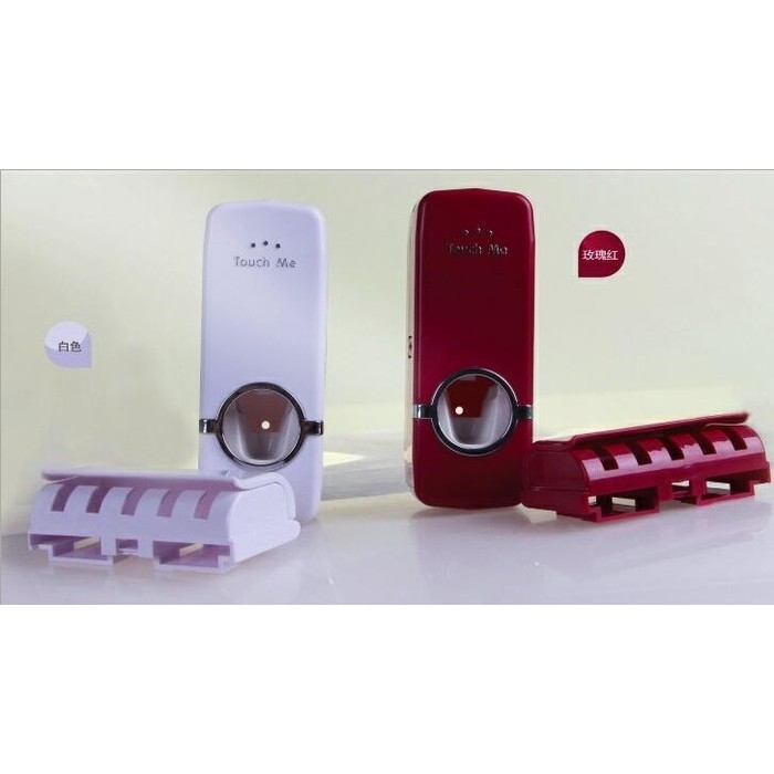 touch Me New Toothpaste Dispenser &amp; Brush Set Dispenser pasta gigi