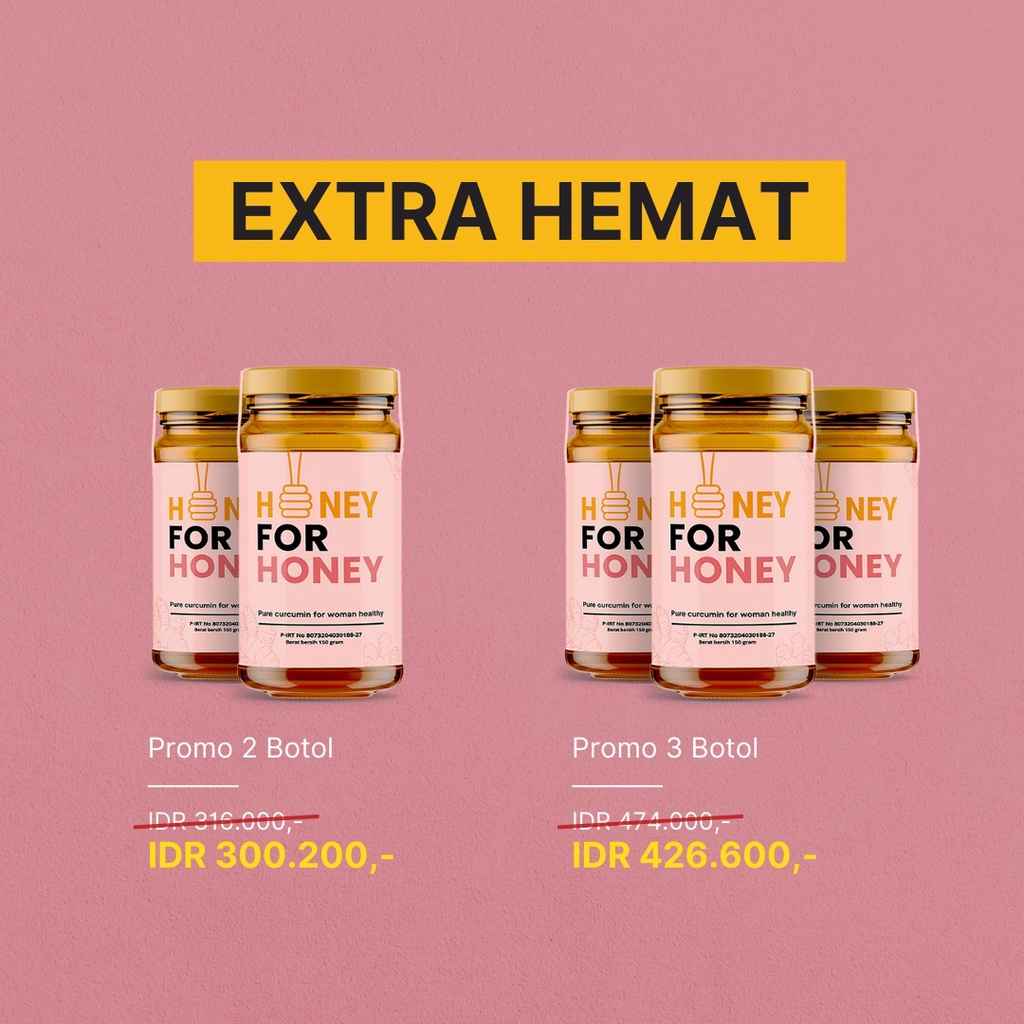 

PAKET HEMAT HONEY FOR HONEY STOK TERBATAS!!