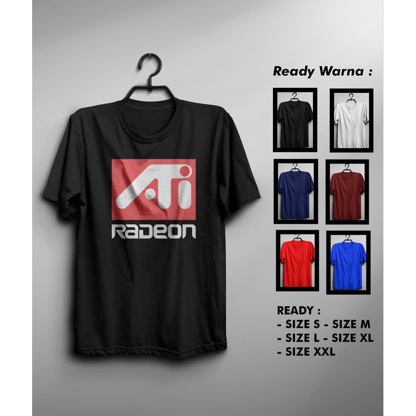 Kaos ATI Radeon Murah Keren -MD Cloth