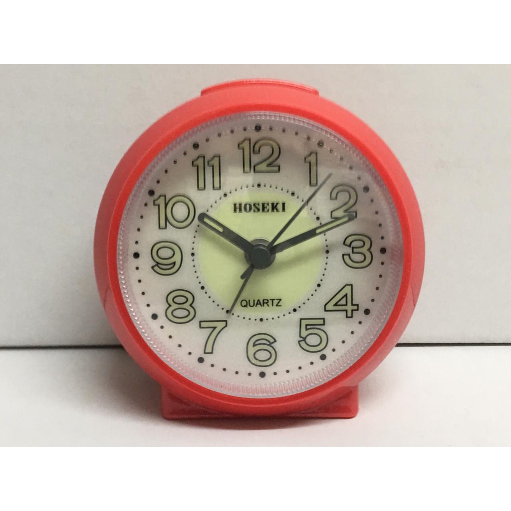 jam beker/alarm clock angka glow in the dark buat malam hari H9063