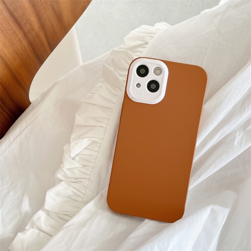 Soft Case Bahan Silikon Warna Macaron Untuk IPhone 13 12 11 7 8 Plus X XS MAX XR