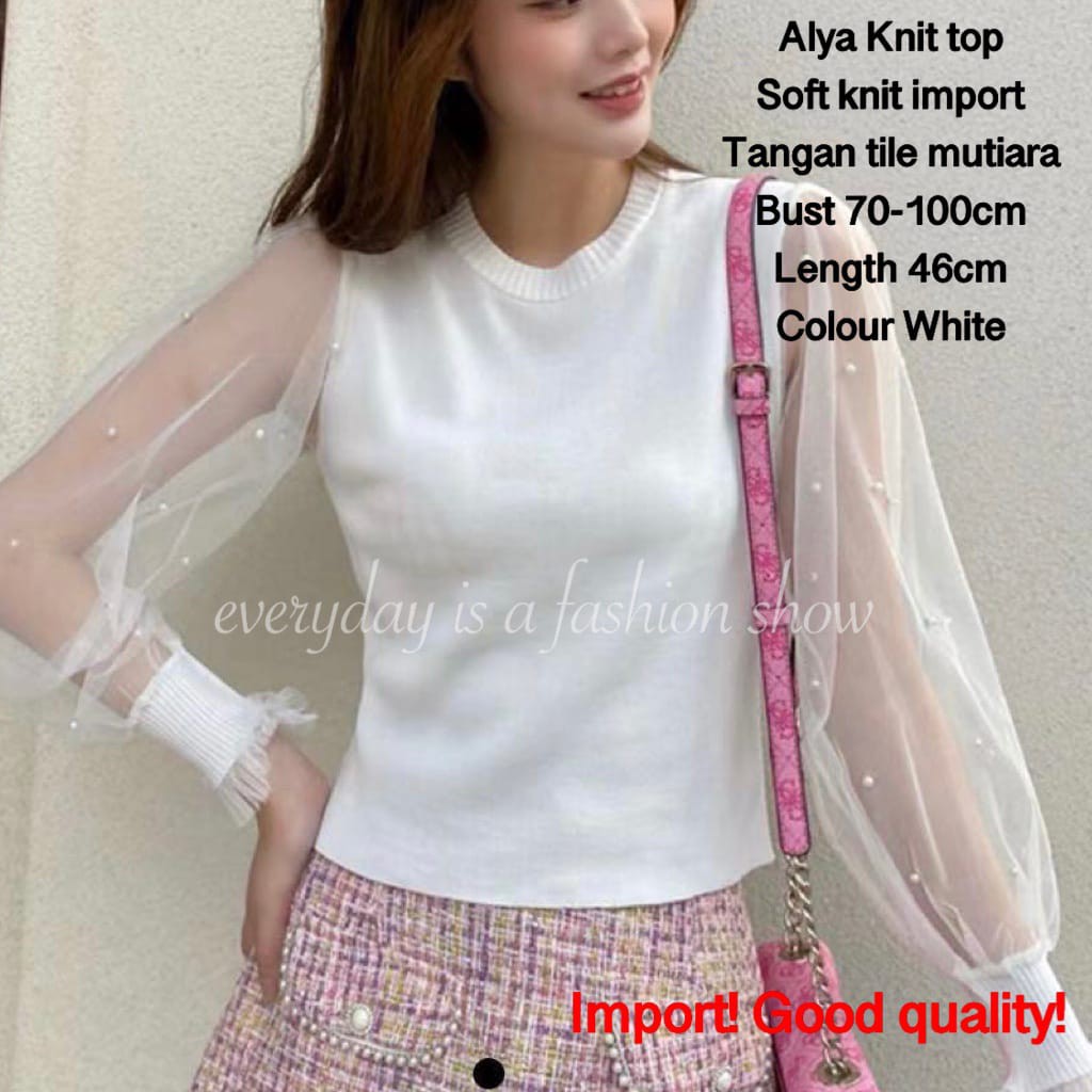 B12 Alya knit top import  Import