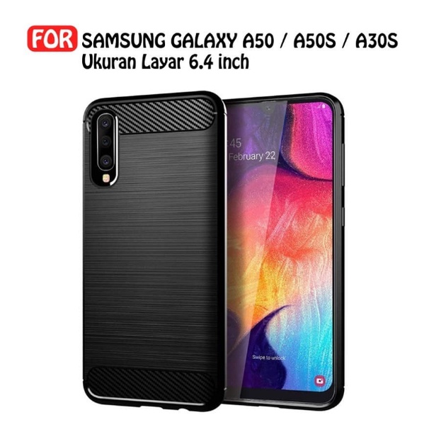 Baseus Silicone SoftCase Cover Samsung Galaxy A50 A50s A30s Casing Ultra Slim Black Matte