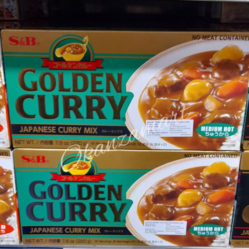 

S&B Golden Curry Sauce Mix Tiga Varian 220gr