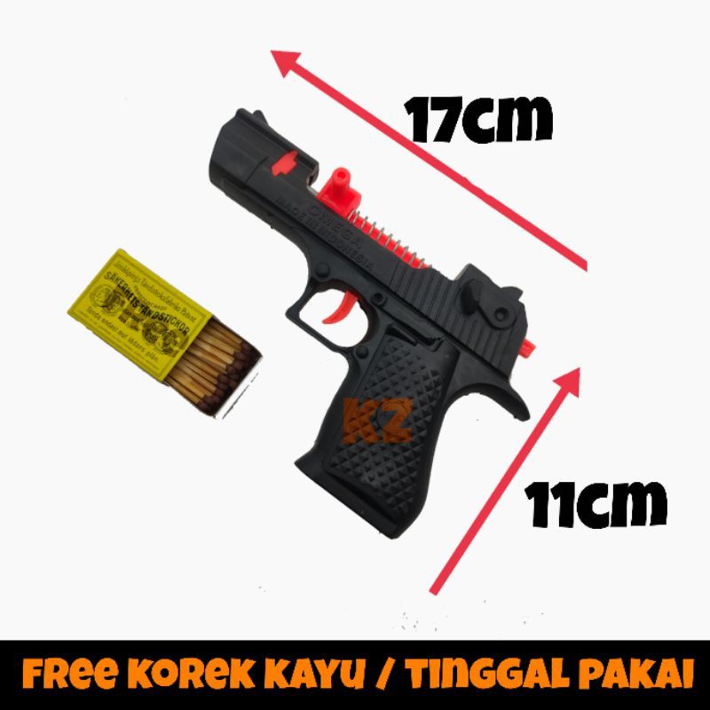 Mainan Pistol Pentol Korek kayu  doorrr..! azzuri gk 98 imp grosir eceran