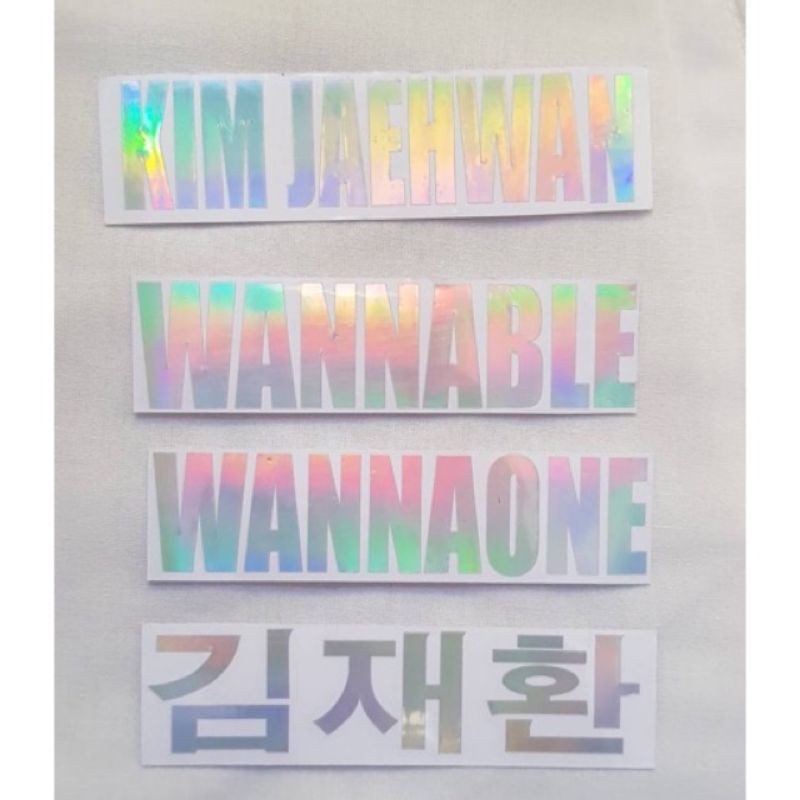 

Stiker harta tahta / jepangan hologram