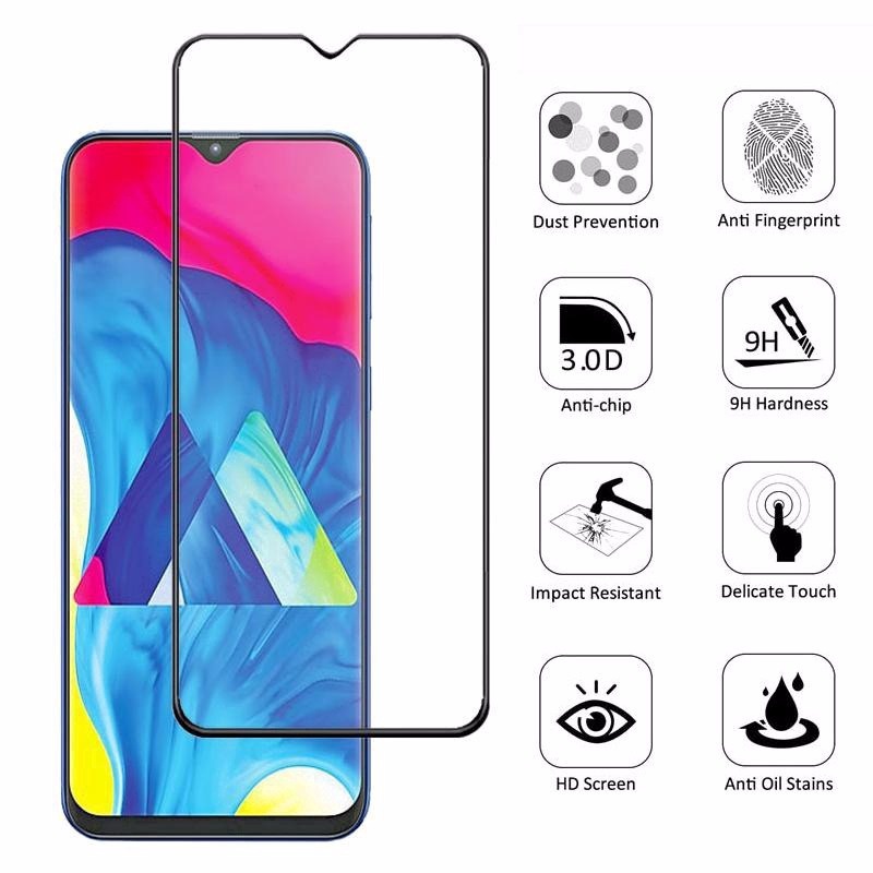 900D Screen Protector Samsung A32 A42 A52 A72 5G A21s A20s A31 A12 A02S A01 A21s A31 A11 A51 A71 A70 A50 A50s A30 A30s A20 A10s  Full Cover Phone Tempered Glass Film