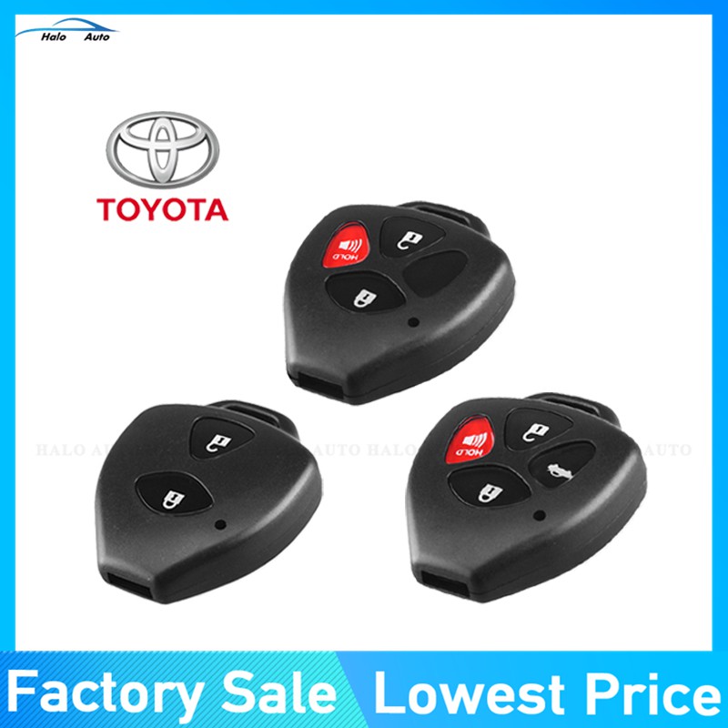 No Blade 2/3/4 Buttons Remote Car Key Case Shell FOB For Toyota Camry Corolla Avalon Venza