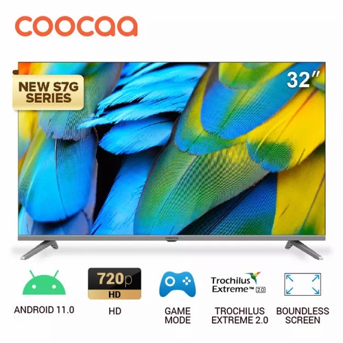 LED TV COOCAA 32S7G 32 INCH SMART TV ANDROID 11 DIGITAL HDR10 NEW
