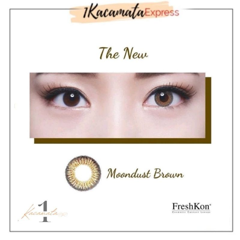 FRESHKON MOONDUST MINUS COLOUR SOFTLENS MINUS MONTHLY BULANAN