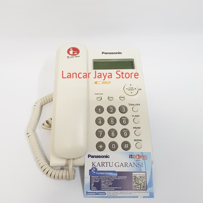 Telepon Kabel Rumah Panasonic KX-TSC11 Putih