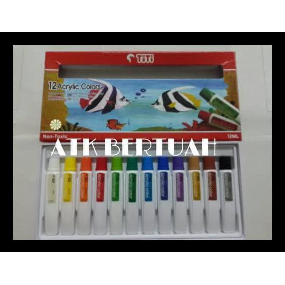 

COD CAT AKRILIK ACRYLIC PAINT TITI 12 KODE 1241