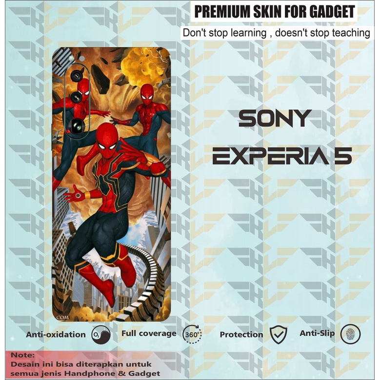 GARSKIN HANDPHONE 2PCS SONY EXPERIA 5 SPIDERMAN