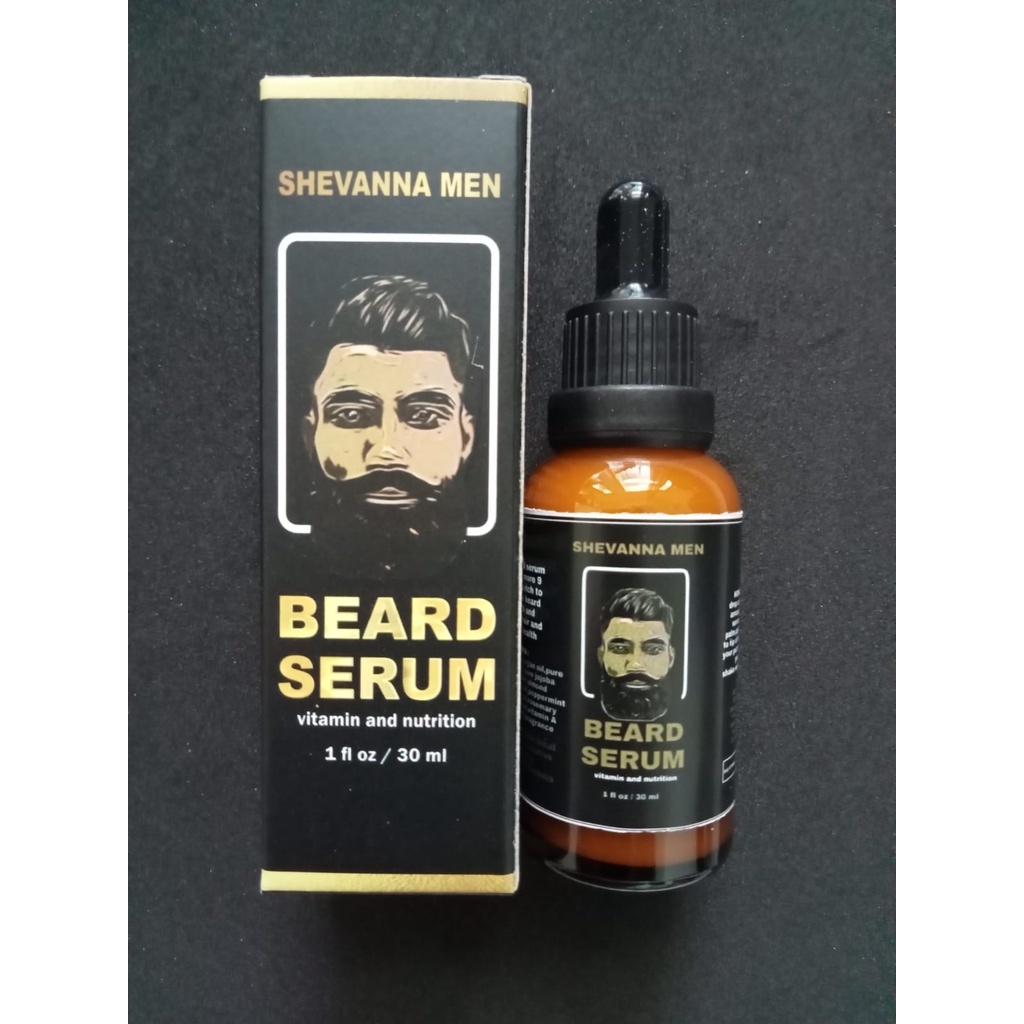 SHEVANNA MEN BEARD SERUM OBAT PENUMBUH BULU RAMBUT BREWOK JAMBANG JENGGOT KUMIS ORIGINAL