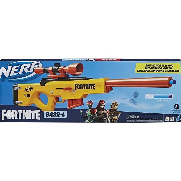 Nerf Fortnite Basr-L / Basrl Bolt Sniper Blaster Action