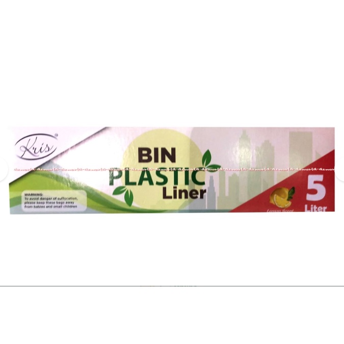 Kris Bin Plastik Liner Plastik 5Liter Isi 75Lembar Tempat Sampah Kantong Sampah 5 Liter Plastic Bag Binplastik 5 Litter Krisbow Krisbin