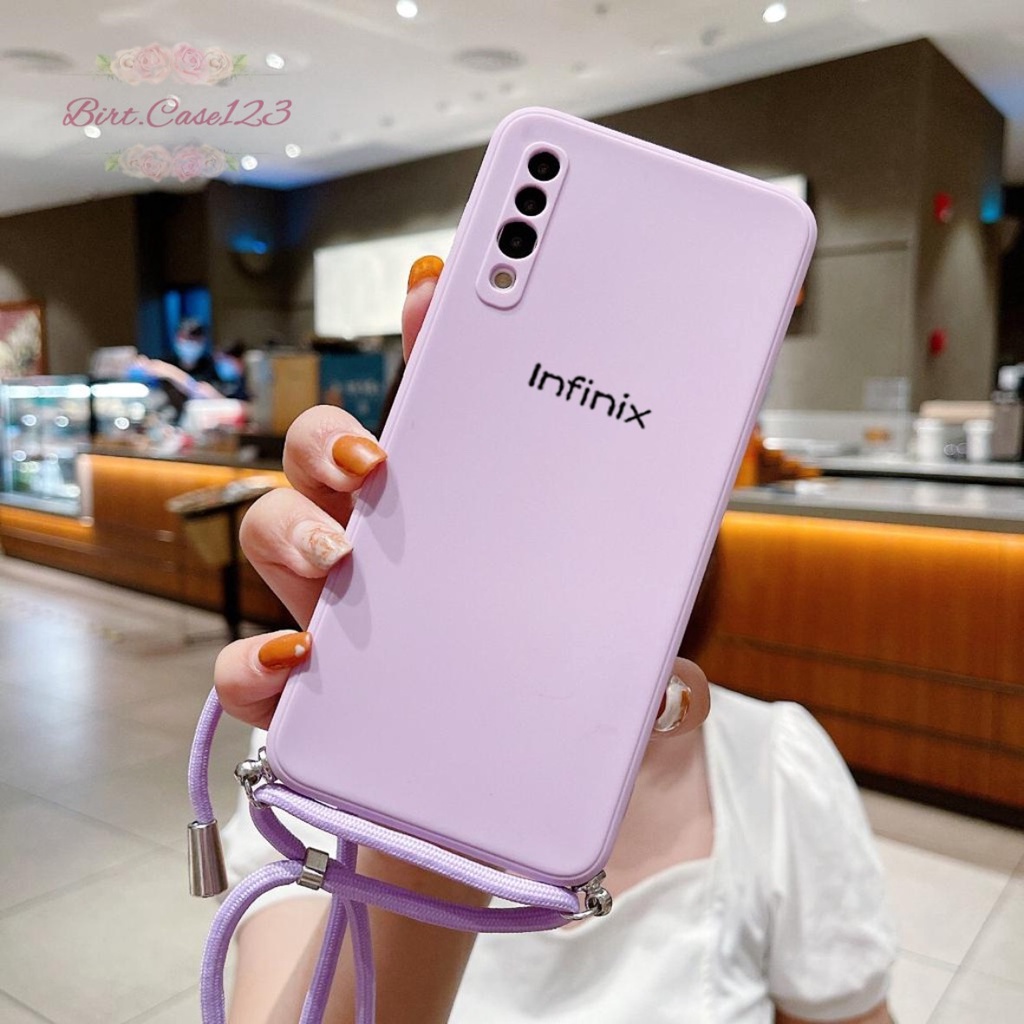 SOFTCASE SLINGCASE ORIGINAL SILIKON PELINDUNG KAMERA INFINIX SMART 4 5 NOTE 8 10 BC6193