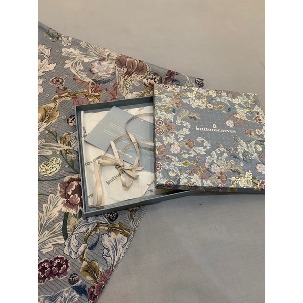 buttonscarves royale blue jeans preloved vvgc