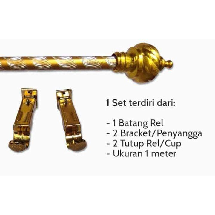 gagang gorden tiang gorden batang gorden fullseat bisa reques ukuran mulai dari 30cm sampai 300cm bi