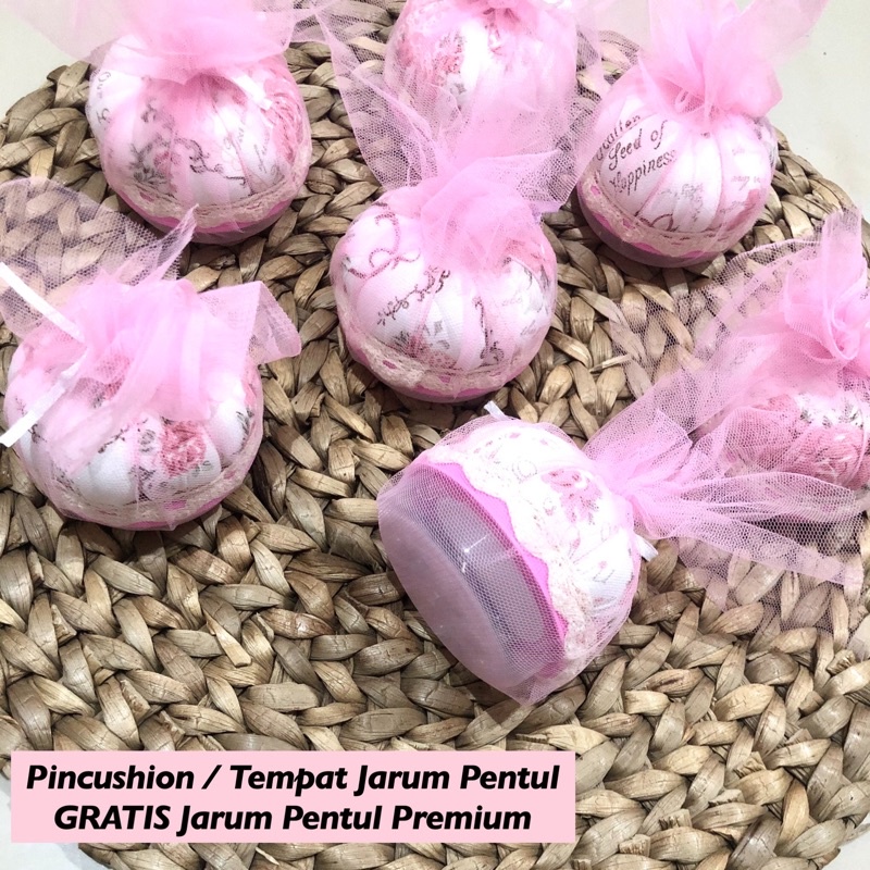 Pincushion Tempat Jarum Pentul Peniti GRATIS jarum pentul premium