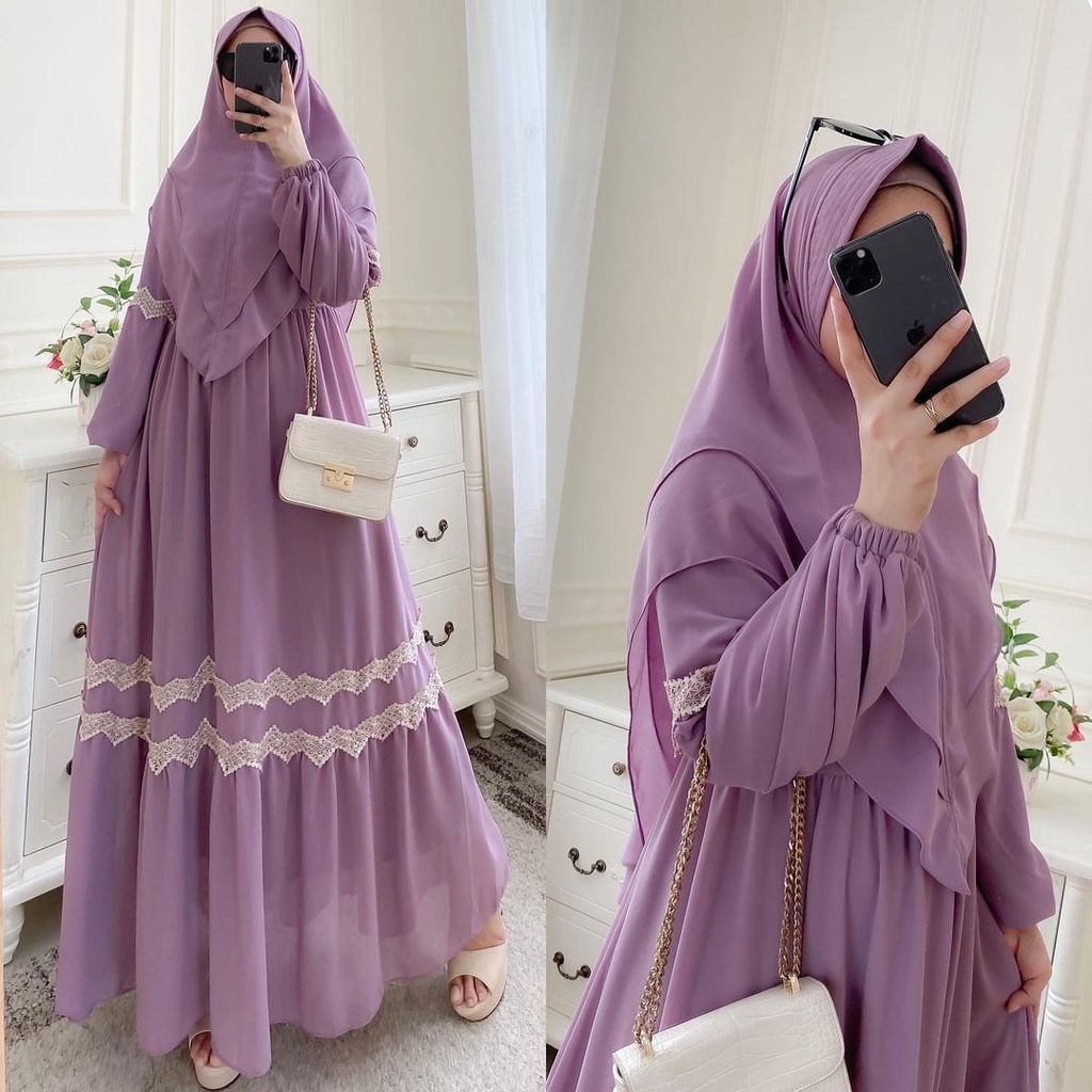 NAFFINA set syari sisa mustrd