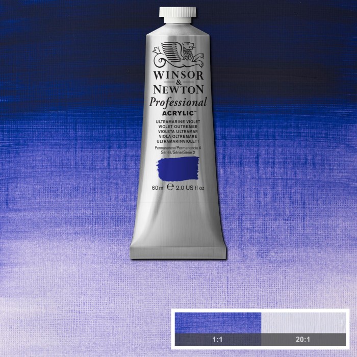 

Cat Akrilik Winsor & Newton Professional 60ml Series 2 Acrylic Paint - ULTRMRIN VIOLET